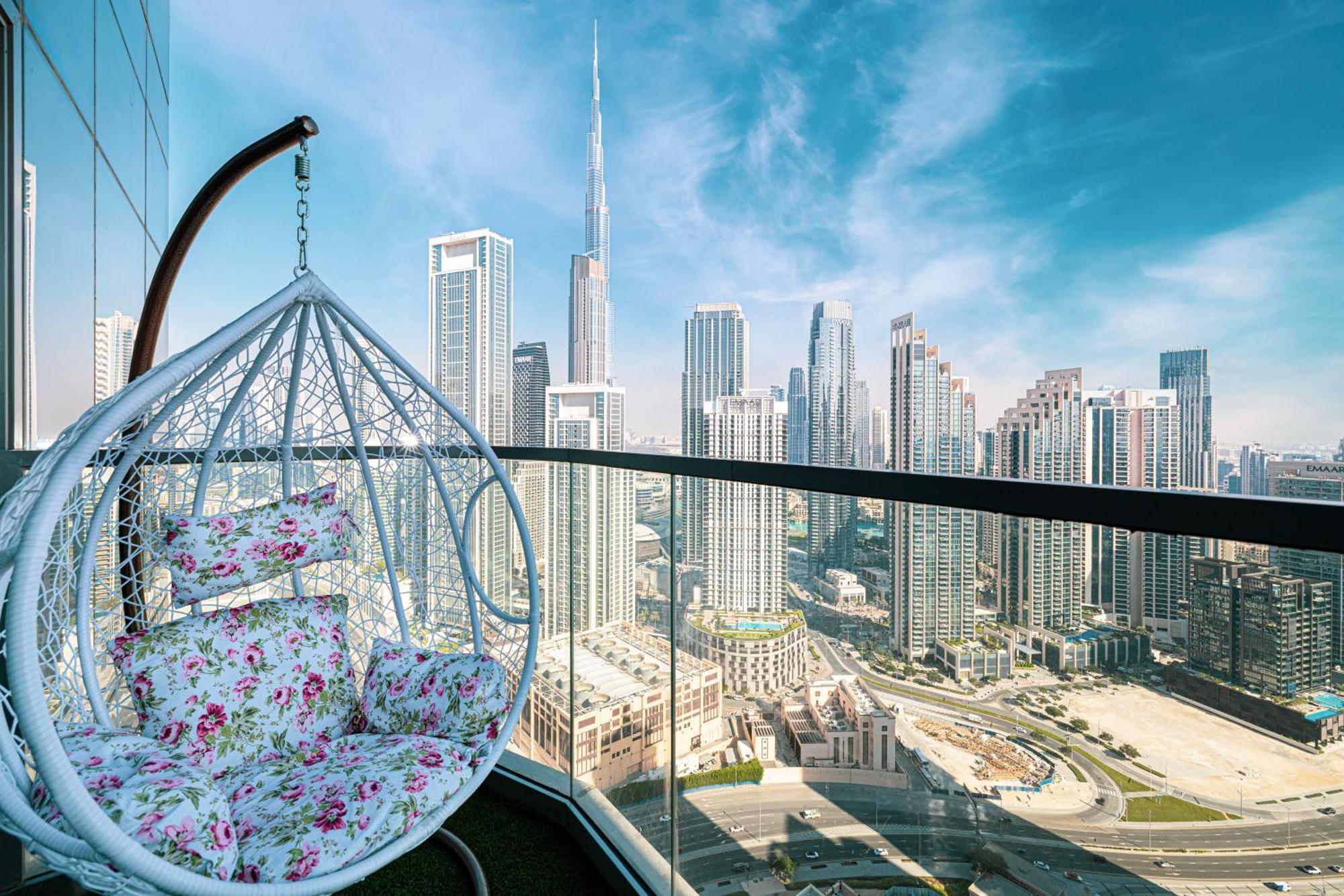 Highest Infinity Pool In Downtown Dubai Apartamento Exterior foto