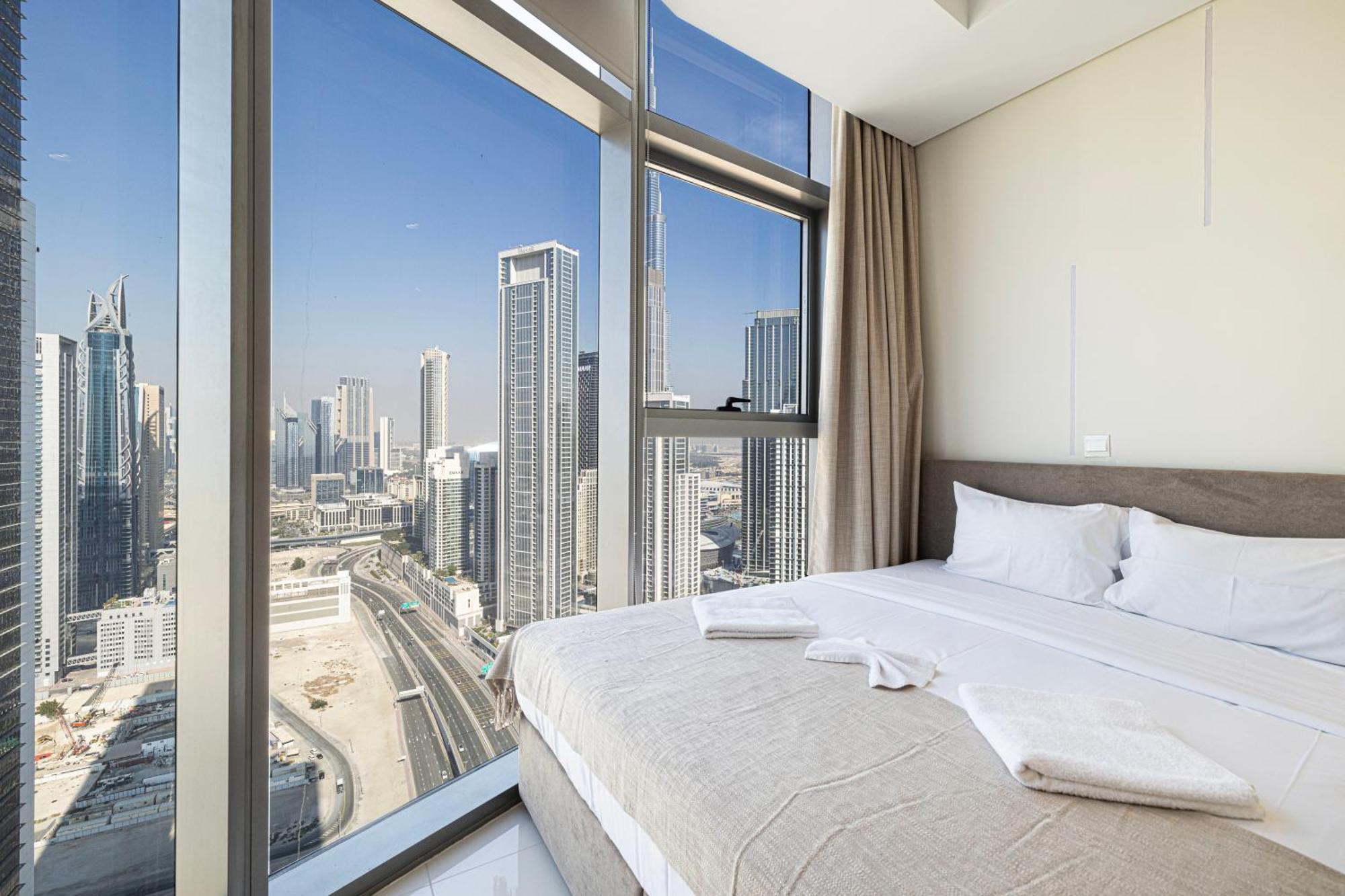Highest Infinity Pool In Downtown Dubai Apartamento Exterior foto