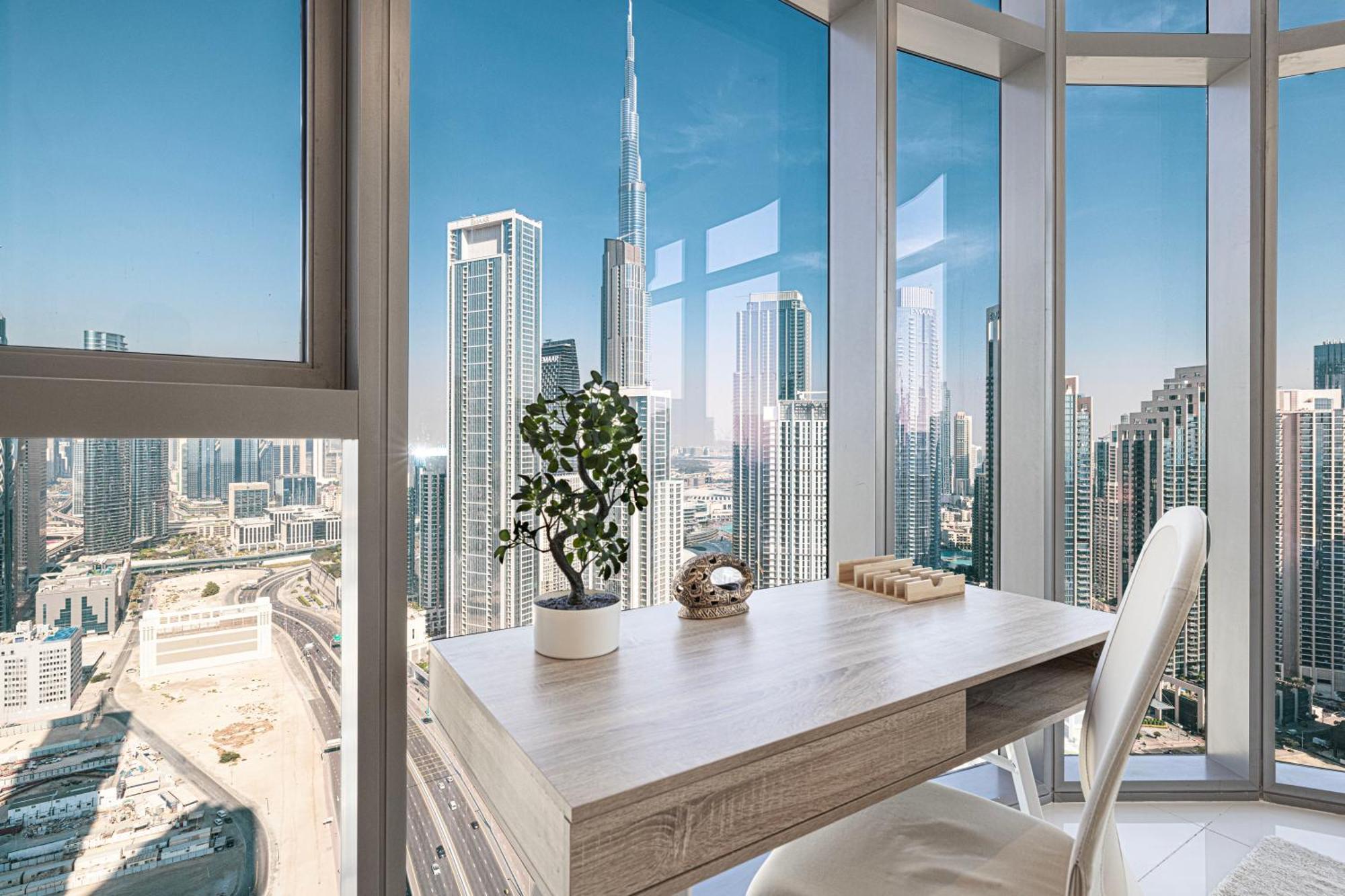 Highest Infinity Pool In Downtown Dubai Apartamento Exterior foto