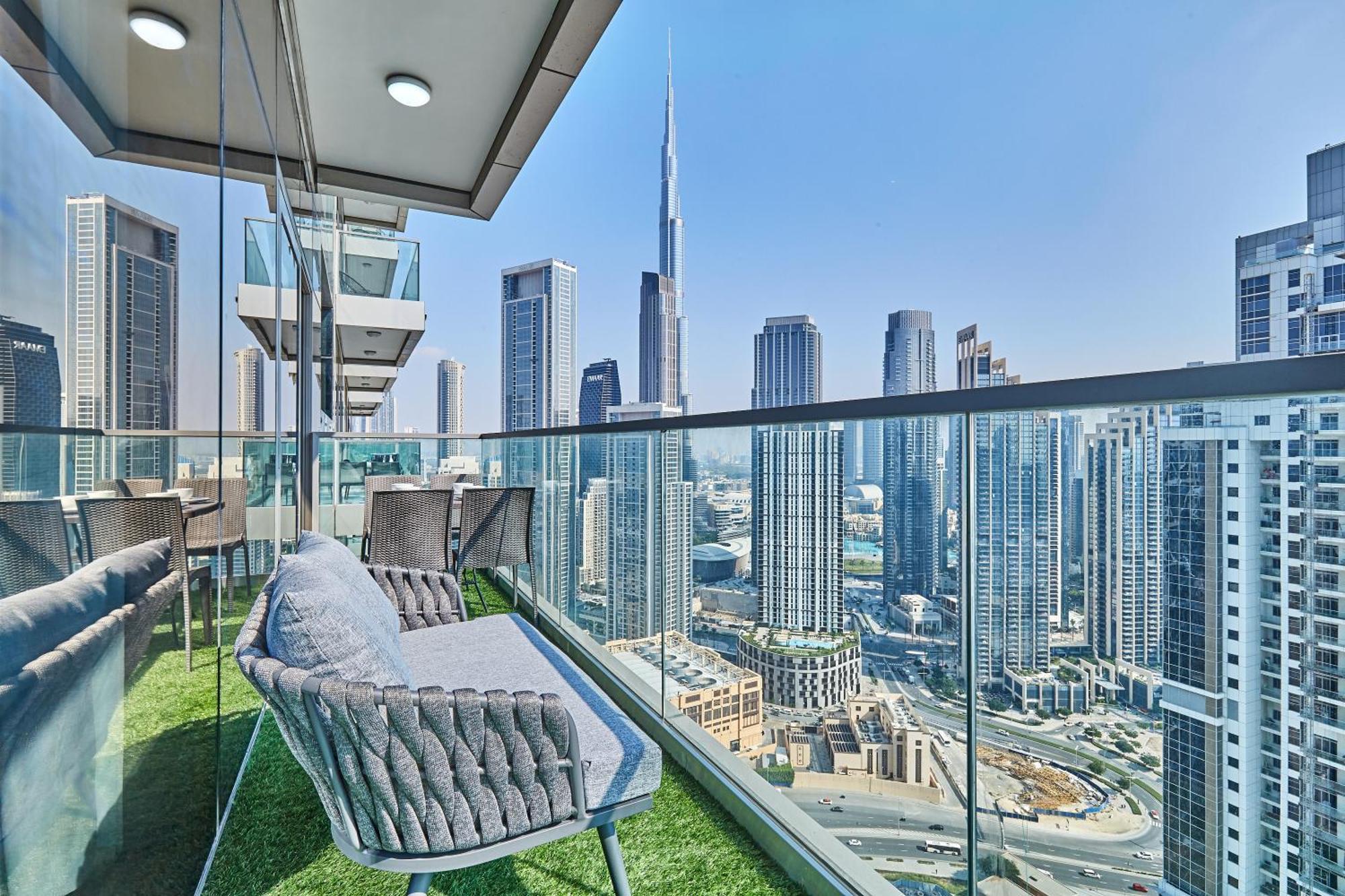Highest Infinity Pool In Downtown Dubai Apartamento Exterior foto