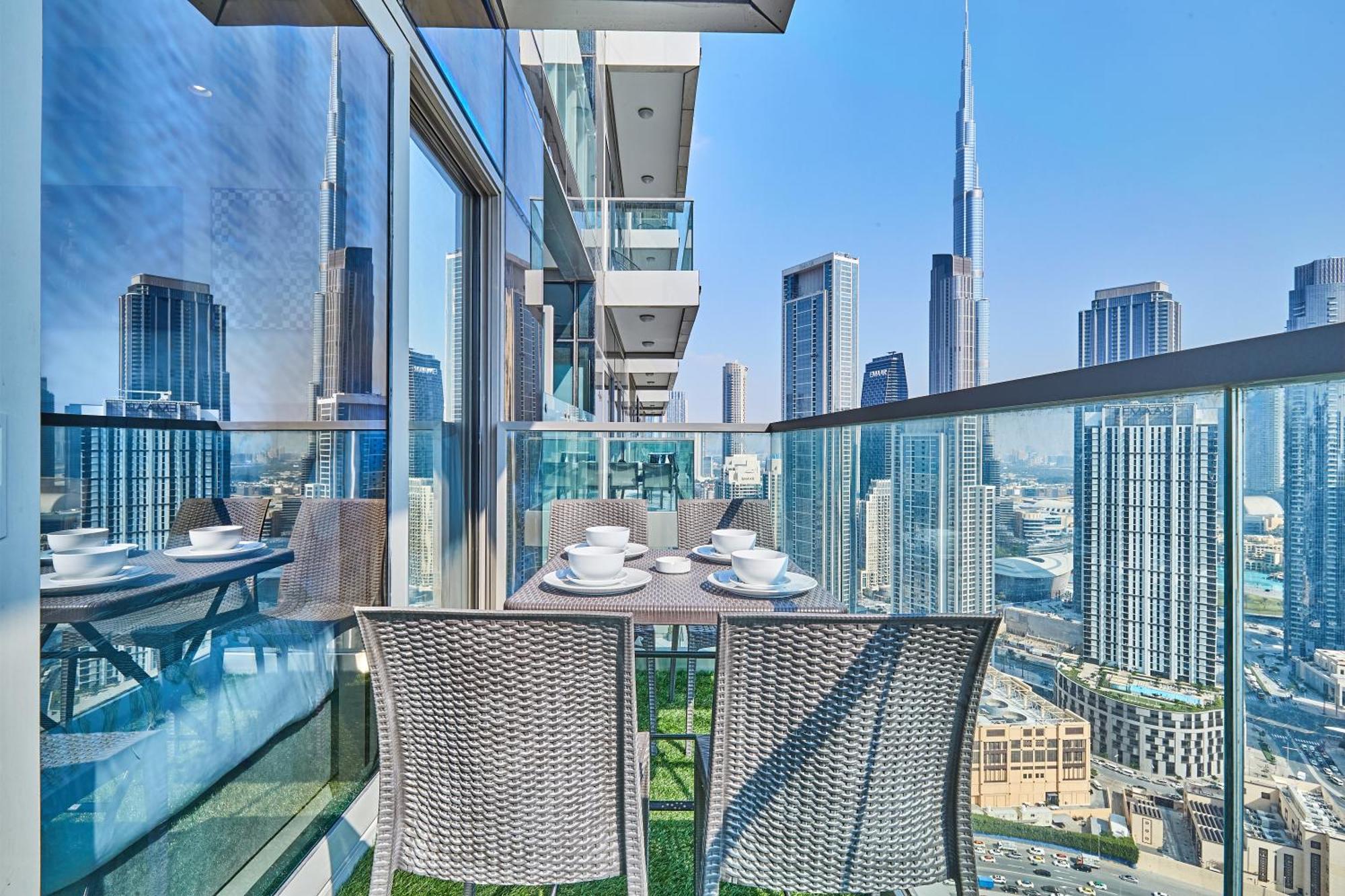 Highest Infinity Pool In Downtown Dubai Apartamento Exterior foto