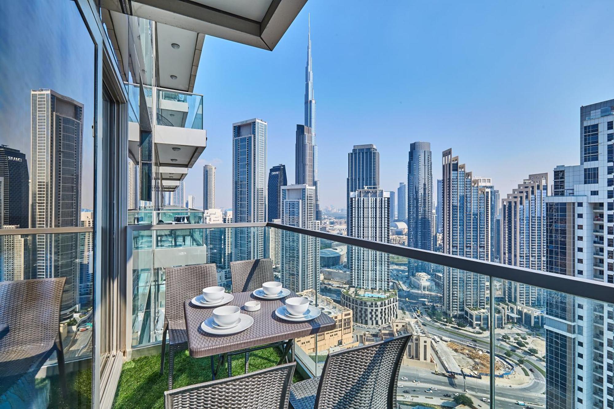 Highest Infinity Pool In Downtown Dubai Apartamento Exterior foto