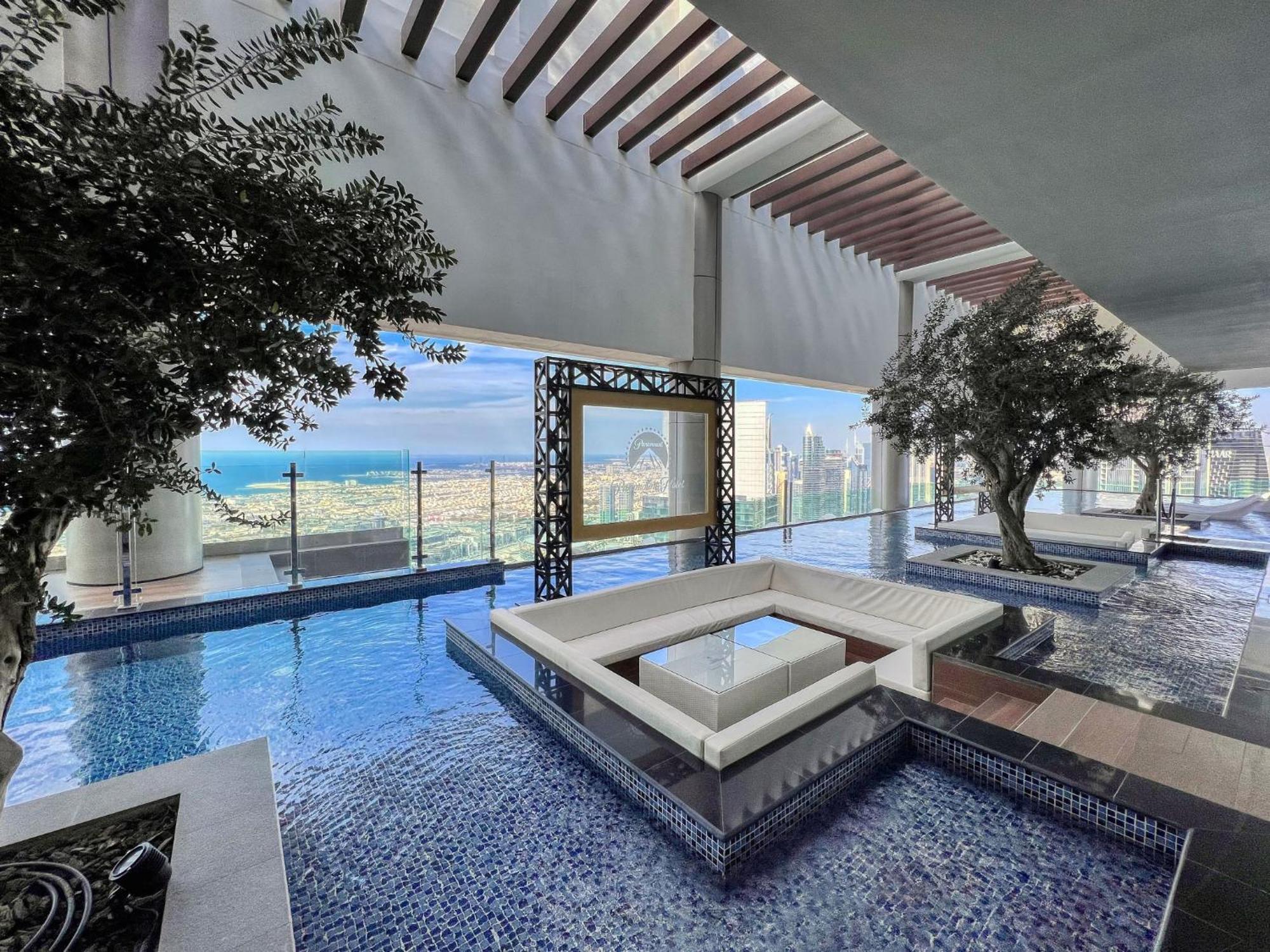 Highest Infinity Pool In Downtown Dubai Apartamento Exterior foto