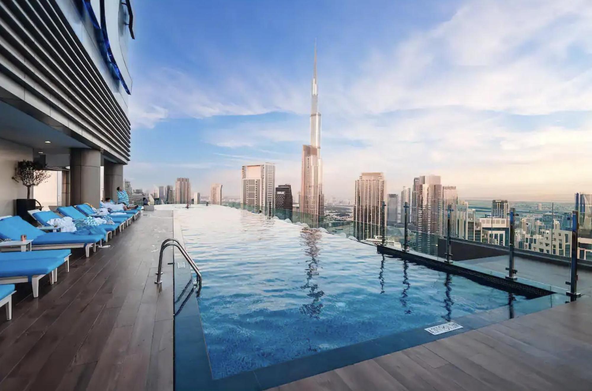 Highest Infinity Pool In Downtown Dubai Apartamento Exterior foto