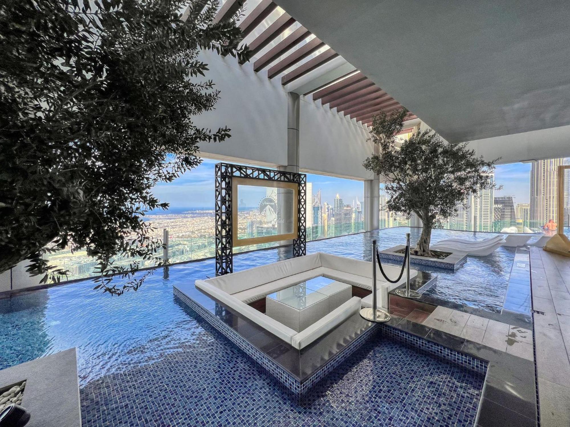 Highest Infinity Pool In Downtown Dubai Apartamento Exterior foto