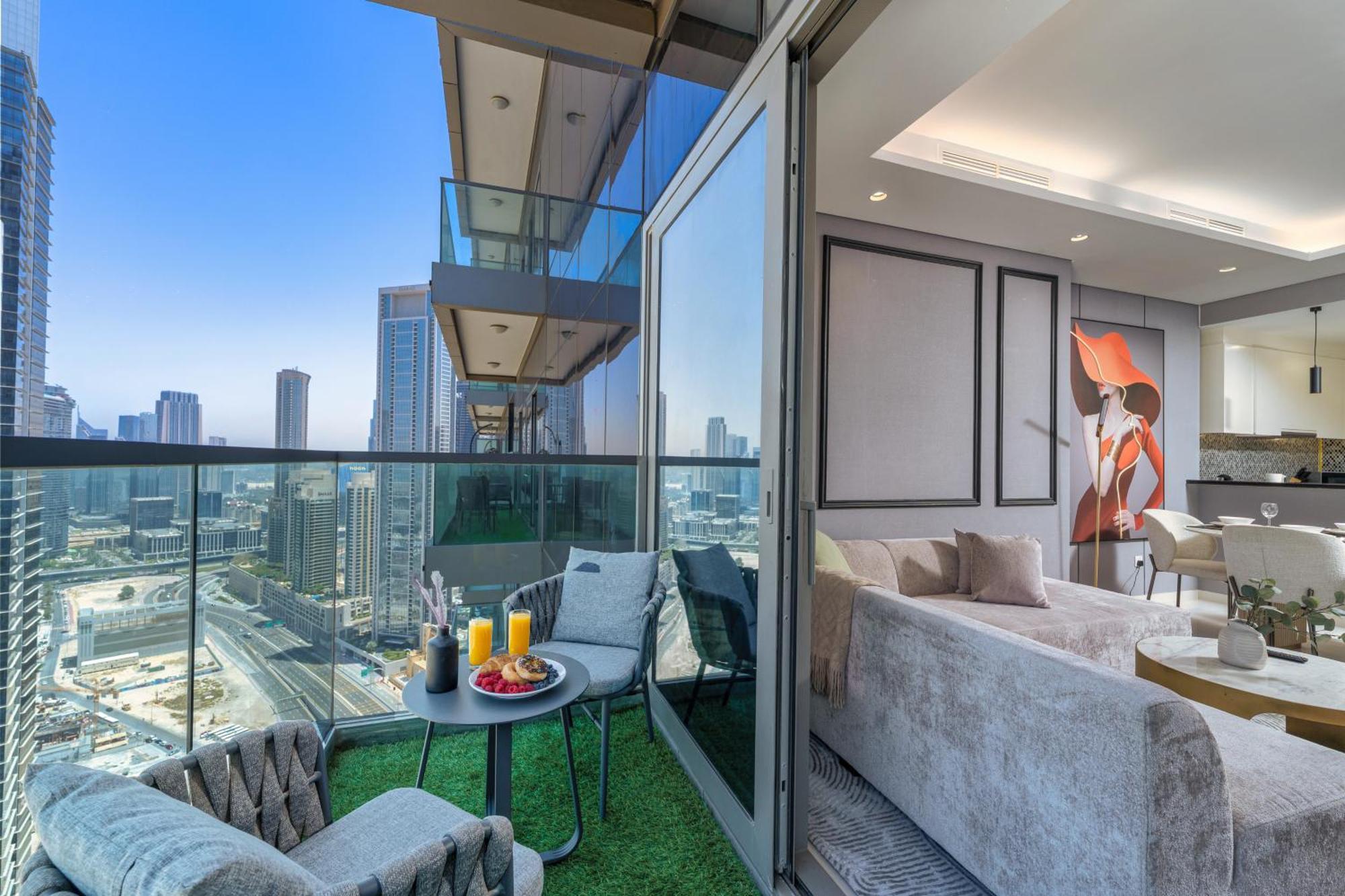 Highest Infinity Pool In Downtown Dubai Apartamento Exterior foto
