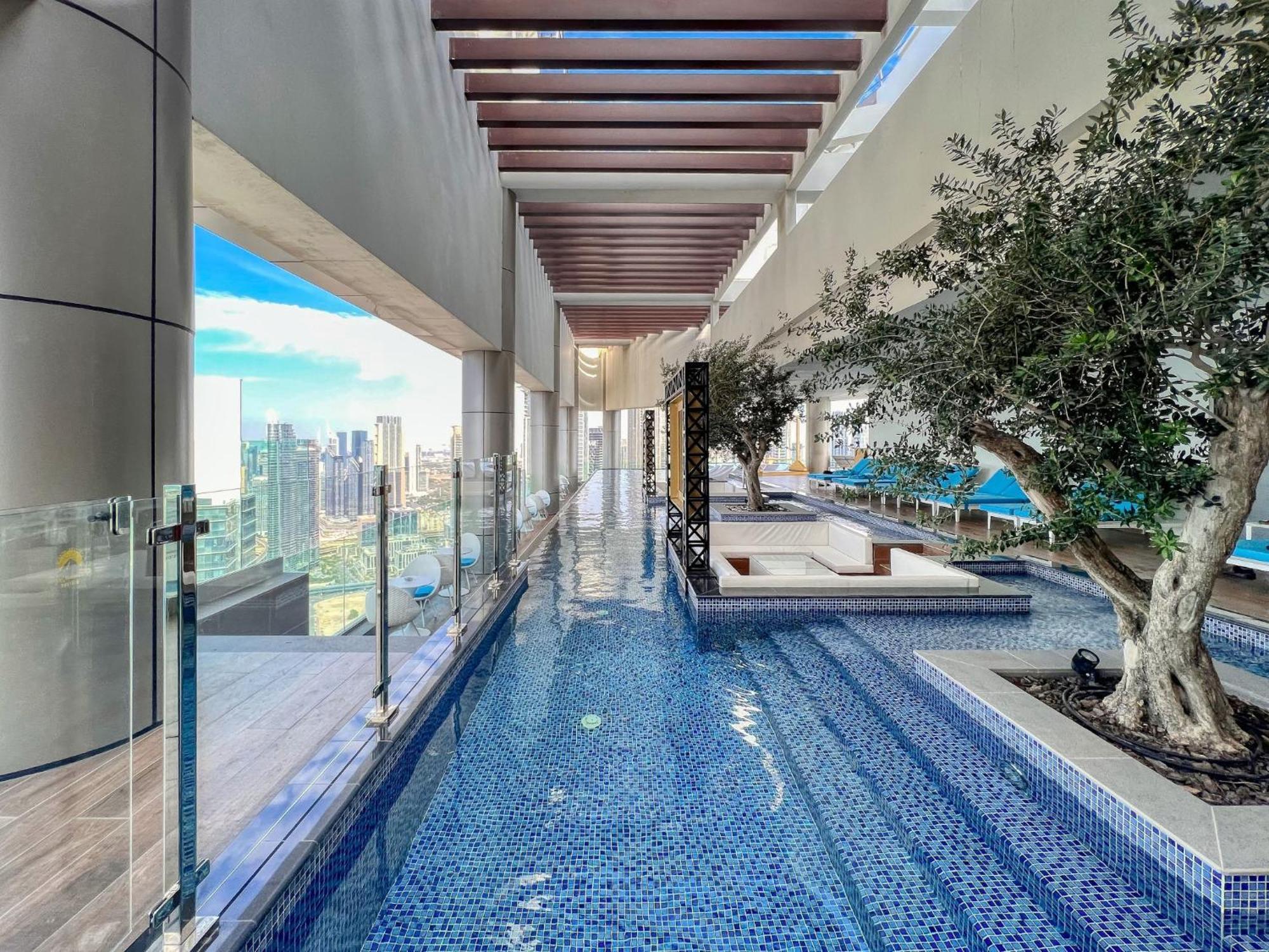 Highest Infinity Pool In Downtown Dubai Apartamento Exterior foto